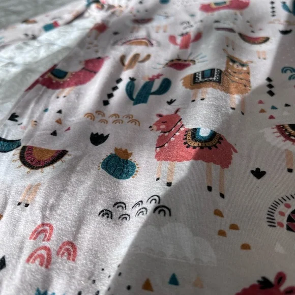 Little Sleepies Llama Love Zippy Pajamas Size 18-24 Months - Picture 9 of 11